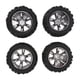 thumbnail image 5 of RC Truck Tires, Stability RC Rubber Tires 4PCS  For Remote Control Car ANGGREK Titanio, 5 of 8