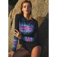 thumbnail image 7 of Women's Rash Guard Swimwear Long Sleeve Rash Guard Swimsuit UPF 50+, 7 of 7