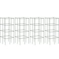 thumbnail image 4 of Gymax 4 Pack Tomato Cages 39'' Iron Round Plant Trellis with Stable Frame (4 Count), 4 of 10