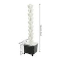 thumbnail image 2 of ToppiJoy Hydroponics Growing System, 50-Plants Indoor Hydroponic Tower with Pump System, Plants Germination Kit with Wheels, Vertical Hydroponic System for Gardening Lover, 2 of 19