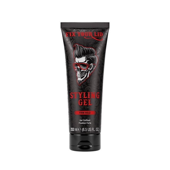 Fix Your Lid Firm Hold High Shine Hair Styling Gel, 8.5 fl oz