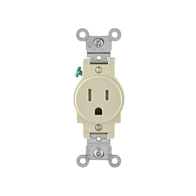Toma eléctrica Leviton 15A TR Individual