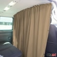 thumbnail image 6 of 54" x 71" Cab Divider Curtain Van Cabin Campervan Kit Beige, 6 of 10
