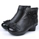 thumbnail image 1 of Vintage Boots Genuine Leather Ankle Boots New Winter Women Warm Shoes Soft Non-Slip Bottom Soles, 1 of 4