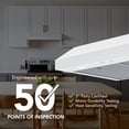 thumbnail image 5 of Broan-NuTone 36" Under Cabinet Rangehood, ENERGY STAR, 350 Max Blower CFM, White, 5 of 6