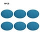 thumbnail image 4 of Naiovety 6 pack/lote manteles individuales ovalados fácil de lavar duradero elegante hogar y restaurante mantel de de fácil cuidado Mostrada azul 45*32.5 cm, 4 of 6