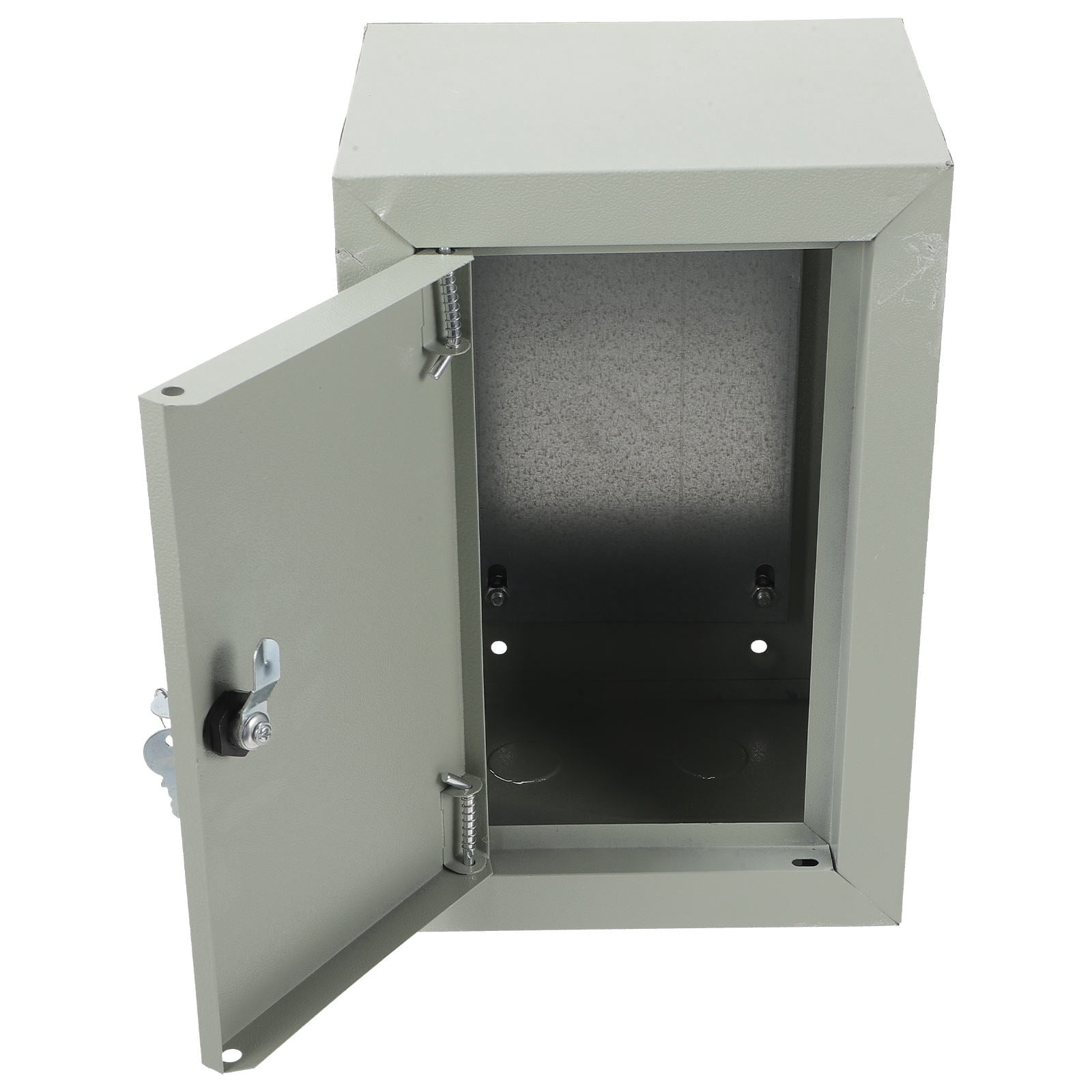OUNONA Outdoor Breaker Box Metal Project Box Weatherproof Electrical Enclosure Light Grey