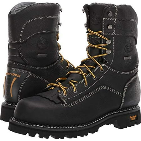 Georgia Boot AMP LT Logger Low Heel Waterproof Work Boot Black ...