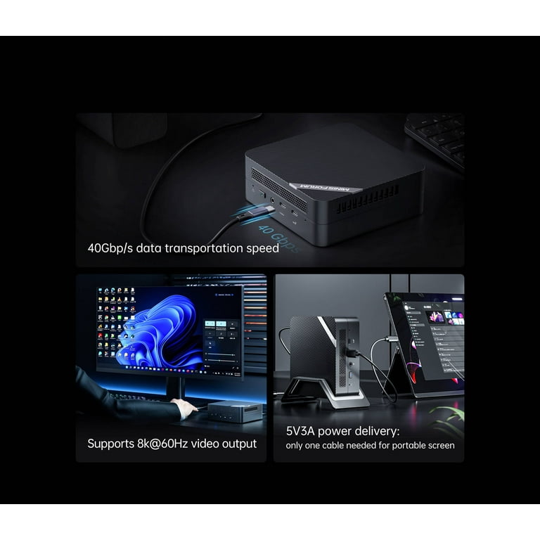 Minisforum Prebuilt Mini PC UM773 Lite Ryzen 7, 32GB RAM, 1TB SSD