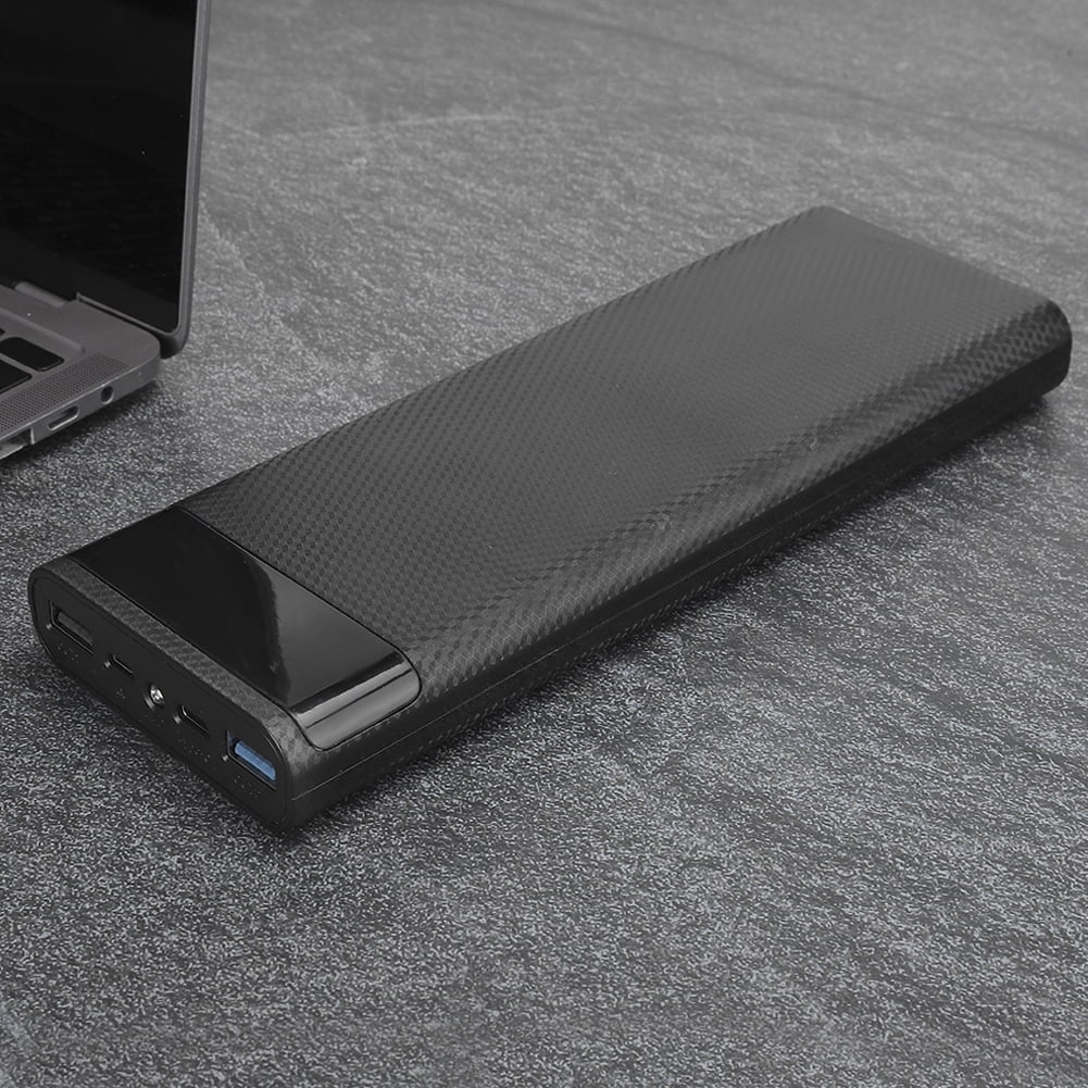 Battery Box Shell, Power Bank Shell DIY Power Bank Shell, Power Bank Case DIY Power Bank Accessory For DIY Mobile Power Black