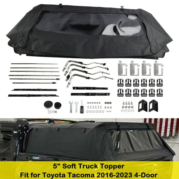 5ft Soft Truck Topper Fit for Toyota Tacoma 2016-2023 4-Door