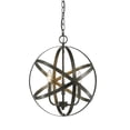 thumbnail image 2 of 3235-RBZ Millennium Lighting 3 Light Pendant-18.25 Inches Tall and 16 Inches Wide-Rubbed Bronze Finish    -Traditional Installation, 2 of 3