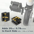 thumbnail image 3 of Cyclingdeal 1.5"" Bicycle Pedal Blocks For Child Kids Bikes - 1 Pair 3.75""X3.3"" Large - Bring The Pedals Closer To Rider - Secure & Comfortable Riding, 3 of 5