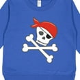 thumbnail image 3 of Inktastic Pirate Skull and Crossbones Toddler Sweatshirt, 3 of 4