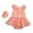 Orange, variant on Coerni Baby Girls Carnival Birthday Outfit New Born Lace Tulle Romper Princess Tutu Dress Headband Photo Shoot Clothes