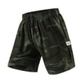 thumbnail image 7 of Dresfit Mens Camo Shorts Loose Fit Drawstring Cargo Shorts Summer 2026 Lightweight Baggy Short Pants Open Bottom Elastic Waist Breathable Outdoor Shorts L, 7 of 7