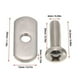 thumbnail image 3 of 2x 4pcs tornillos de Kayak tuercas de de material acero inoxidable Rail/ Hardware de montaje ACCESORIOS de REEMPLAZO Universal Sharpla tornillos de kayak, 3 of 7