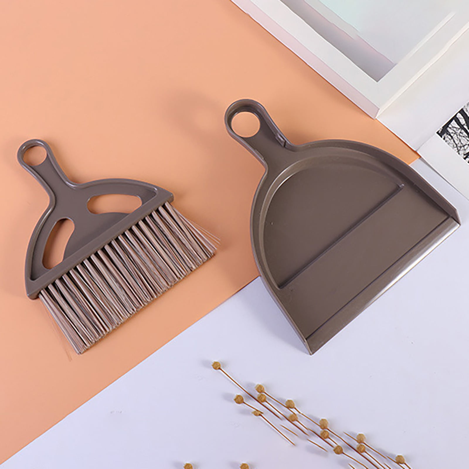 NANDIYNZHI Mini Broom and Dustpan Set Clearance Mini and Small Dustpan Brush Mini and Dustpan Small and Dustpan Set Mini Dustpan and Brush Set Small Dust Pan and Brush Set Clearance Sale