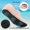 thumbnail image 4 of Water Shoes for Women Men Barefoot Beach Swim Aqua Socks Summer Wide Slides Sandals Quick Dry Pool River Sea Sock Shoes, 4 of 6