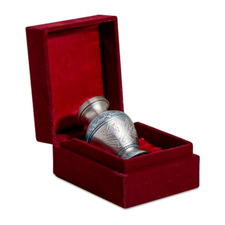 Square Cremation Urns Cremation Urn Keepsake for Human Ashes - Affordable Funeral Keepsake Urn for Ashes Handcrafted Urn Wings of Freedom ()
