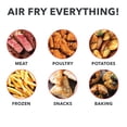thumbnail image 3 of DASH Compact Air Fryer Oven Cooker with Temperature Control, Non-stick Fry Basket, Recipe Guide + Auto Shut off Feature, 2 Quart - Grey, 3 of 7