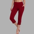 thumbnail image 7 of cocolona Capri Pants for Women Summer High Waisted Workout Yoga Leggings Casual Work Dress Pants with Pockets, 7 of 7