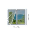 thumbnail image 2 of 2024 New Window Screen Adjustable Window Net Stainless Steel Wire Fine Mesh Screen Protector 39 X 47 Inches Window Frames With Mesh, 2 of 7