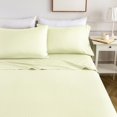 thumbnail image 2 of King Size Bed Sheets Set PC Soft Cooling Thread Count Microfiber Printed Sheet Deep Pocket Breathes Better Machine Washable Tropical Palm Tree Fronds Patterned Double, 2 of 7