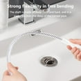 thumbnail image 5 of Taicans 17.7 inch Drain Clog Remover,Drain Snake Hair Remover,Hair Catcher Drain Auger Cleaner Tool Set for Toilet,Kitchen Sink,Bathroom Tub,Sewer,Bendable Sewer Drain Brush, 5 of 9