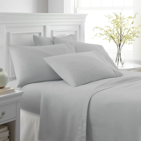 Becky Cameron Luxury Ultra Soft 6 Piece Solid Bed Sheet Set
