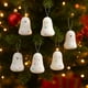 thumbnail image 4 of Campanas navideñas de nieve para decorar el árbol | Adorno de campana de Papá Noel de espuma | Decoración navideña para el hogar | Accesorio para árbol de Navidad de interior, 4 of 9