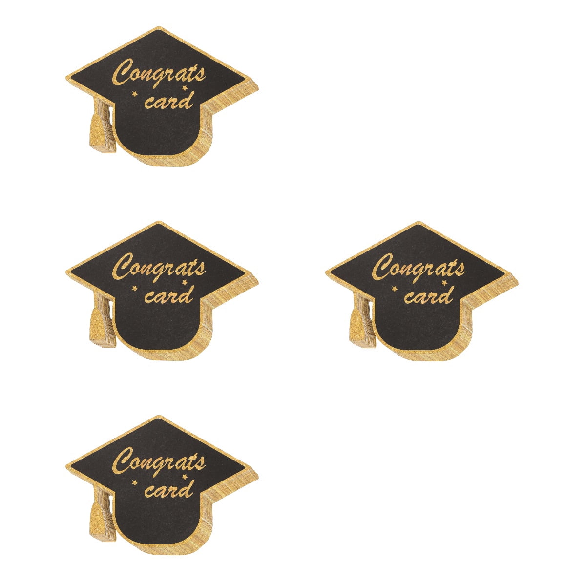 Worgeous 120 pcs  Graduation Theme Greeting Cards Paper Graduation Cap Shape Cards Presents