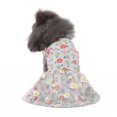 thumbnail image 5 of Desiderio Color estampado de flores ropa para perros ropa para perros ropa para perros verano, 5 of 5