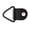 Black - 10 * Hook + 10 * Screw, variant on Moonsky Picture Frame Hangers, Metal Triangle Ring Hooks with Screws for Wall Mount Mirror and Art Decor, Heavy Duty Hanging Kit, 10-Pack