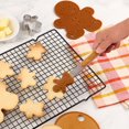 thumbnail image 4 of Holiday Time 9-Inch Tongs, Gingerbread Cookie Shaped, Brown, 4 of 9