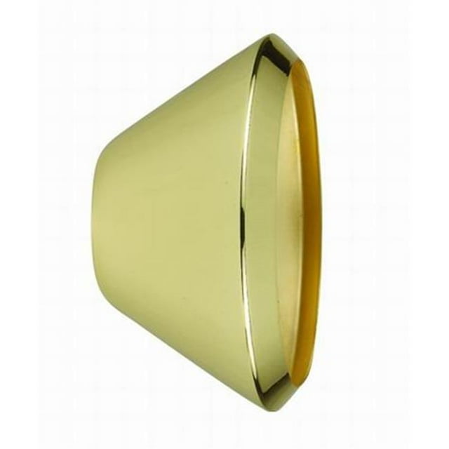 Cal LightingHT-222-SHADE-PB Plated Brass Solid Cone Shade For Par30