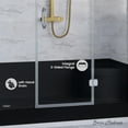 thumbnail image 3 of Aquatique 60" x 32" Left Drain, Shower Base in Matte Black, 3 of 12