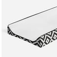 thumbnail image 4 of Bacati - Aztec Love Black Neutral Quilted Changing Pad Cover, 4 of 25