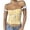 Yellow, variant on Women's Summer Slim Sling Vest Sleeveless Backless Lace Trim Plaid Crop Tops