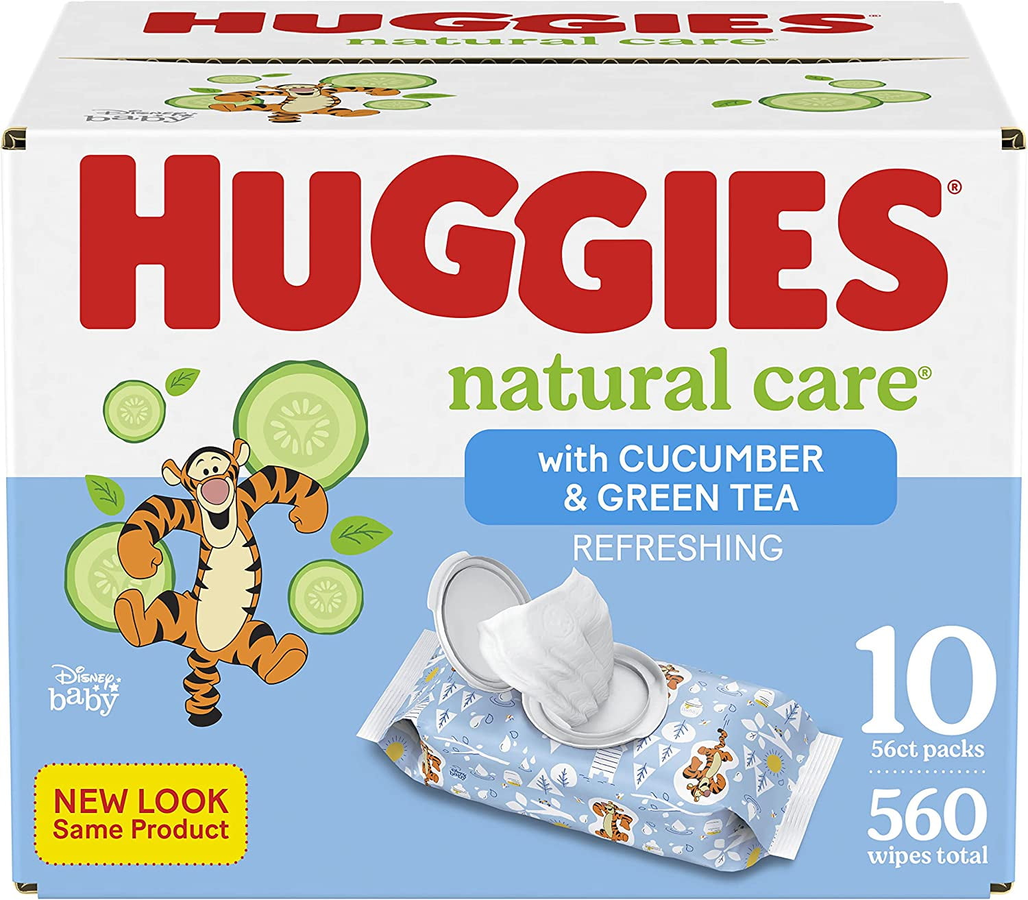 Baby Wipes, Huggies Natural Care Refreshing Baby Diaper Wipes