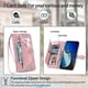 thumbnail image 4 of Compatible With Honor 400 Pro Zip Pouch Magnetic Card Holder with Wrist Strap Wallet Pouch for Honor 400 Pro, 4 of 5