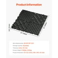 thumbnail image 5 of VEVOR Interlocking Drainage Mat, 12” x 12” Modular Interlocking Cushion, 12 Pcs Splicing Drainage Mats, Non-Slip Black PP Drainage Floor Tile and Shower Mat, for Garage, Garden, Kitchen & Outdoor, 5 of 9
