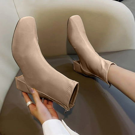 

christmas women s thigh leather high boots solid shoes boots winter fashion heels women s boots