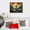 thumbnail image 5 of COMIO Jesus Christ Canvas Wall Art, Christian Decor With Modern Religion, is Perfect To add Faith and Inspiration To your Home or Office, 5 of 5