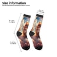 thumbnail image 2 of Uemuo Cute Cloud Pomeranian Printed Kids Boys Socks Seamless Crew Socks Crazy Funny Athletic Sport Socks for Children, 2 of 6