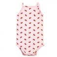 thumbnail image 3 of Little Treasure Baby Girl Cotton Bodysuits 3pk, Watermelon, 18-24 Months, 3 of 4
