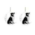 thumbnail image 1 of Liquidation & Promo, Dog Lover Christmas Ornament, Cute Dog Pendent, 2PC Set, Ceramic Material, for Xmas Tree, Home Decor, Gift Idea, Artistic Design, Family Collection Akmoler Up to 60% OFF, 1 of 8