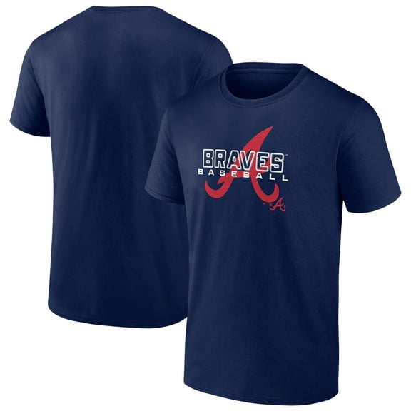 Men's Navy Atlanta Braves Stellar T-Shirt