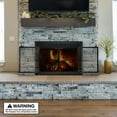thumbnail image 4 of UniFlame "Gregory" Cabinet-style Fireplace Doors with Smoke Tempered Glass, 4 of 7