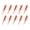 Orange and red, variant on Artificial Baits Split Tail Lures Fishing Lures Wobblers for Trout Fishing